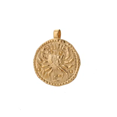 Goddess Charms Women's Cancer Zodiac Charm - Gold