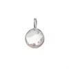 Goddess Charms Women's Clear Quartz Power Stone - Silver In Silver
