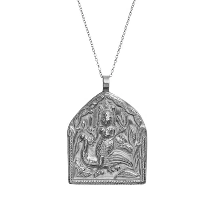 Goddess Charms Women's Goddess Of Creativity - Silver - Saraswati