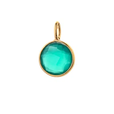 Goddess Charms Women's Gold / Pink Green Onyx Power Stone - Gold