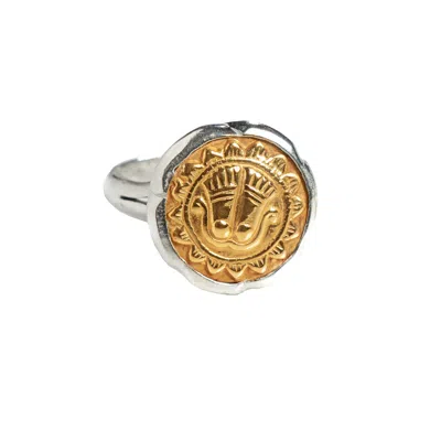 Goddess Charms Women's Gold / Silver Protection Ring