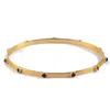Goddess Charms Women's Gold Solar Plexus Chakra Bangle - Citrine In Gold