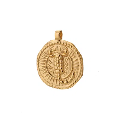 Goddess Charms Women's Scorpio Zodiac Charm - Gold