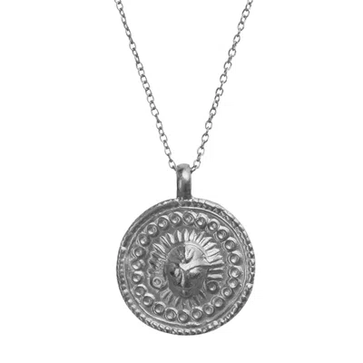 Goddess Charms Women's Sun God - Silver - Lord Surya Charm In Metallic