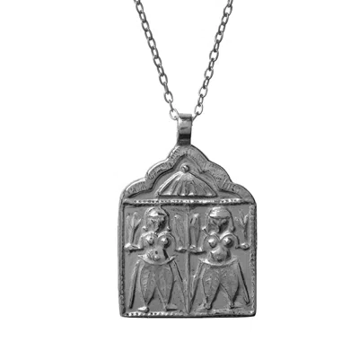 Goddess Charms Women's The Lovers - Silver - Love, Unity & Connection In Metallic