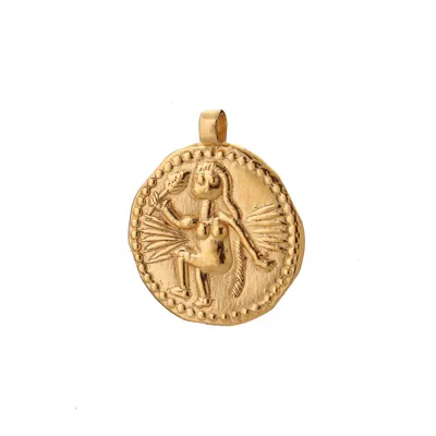 Goddess Charms Women's Virgo Zodiac Charm - Gold