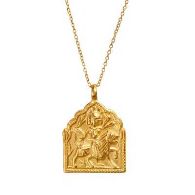 Goddess Charms Women's Warrior Goddess Charm - Gold - Durga