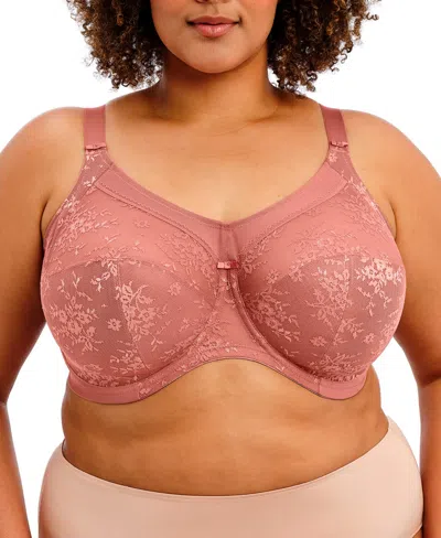 Goddess Elomi Plus Size Verity Underwire Full Cup Bra In Pink