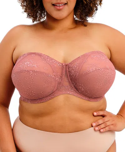 Goddess Elomi Plus Size Verity Underwire Strapless Bra In Pink