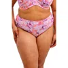 Goddess Plus Size Kayla Full Coverage Brief Underwear In Multi