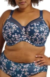 Goddess Kayla Full Figure Underwire Bra In Blue