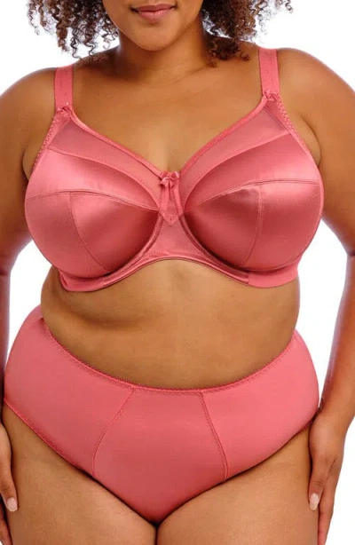 Goddess Keira Full Figure Underwire Bra In Desert Rose