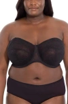 Goddess Verity Strapless Bra In Black