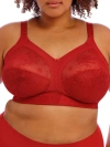 Goddess Verity Lace Full Coverage Wire-free Bra In Haute Red