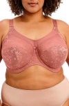 Goddess Verity Underwire Full Figure Bra In Brown