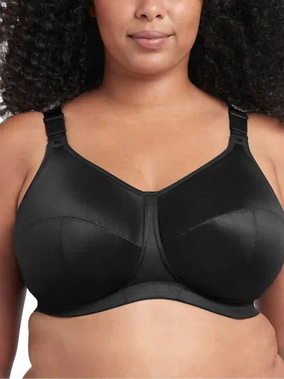 GODDESS WOMEN'S CELESTE SOFT CUP BRA - PLUS SIZE IN BLACK