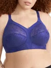 Goddess Verity Lace Full Coverage Wire-free Bra In Purple
