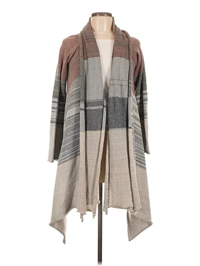 Pre-owned Goddis Poncho In Gray