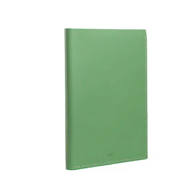 Godi. Handmade Leather Passport Cover - Sea Green