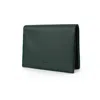 Godi. Men's Green / Black Handmade Bifold Leather Wallet - Dark Green In Multi