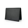 Godi. Men's Handmade Bifold Leather Wallet - Black In Black