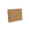Godi. Men's Neutrals Handmade Leather Card Case - Sand