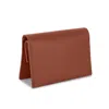 Godi. Men's Rose Gold / Brown Handmade Leather Coin & Card Wallet - Rust Brown In Multi