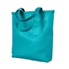 Godi. Women's Blue The Ivy Handmade Leather Tote Bag In Turquoise