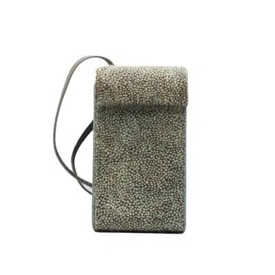 Godi. Women's Green Handmade Cow Hair Crossbody Essentials Bag – Patterned Phone Bag