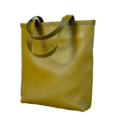 Godi. Women's Green The Ivy Handmade Everyday Tote Bag - Pistachio