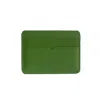 Godi. Women's Handmade Leather Card Case - Fern Green In Green
