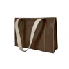 Godi. Women's Neutrals The Maxwell Leather Handmade Zip Tote Bag In Taupe