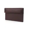 Godi. Women's Red Handmade Compact Leather Coin And Card Holder - Oxblood In Red