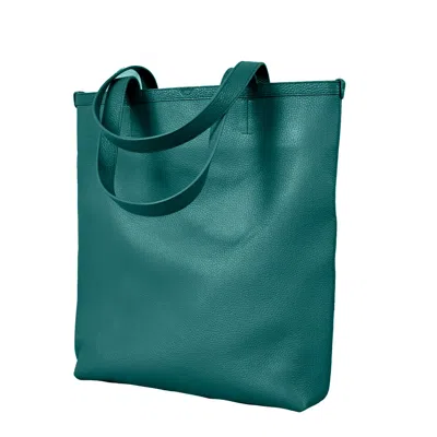 Godi. Women's The Ivy Handmade Leather Tote Bag In Green