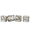 Godinger 20th Century Baroque Napkin Ring Set