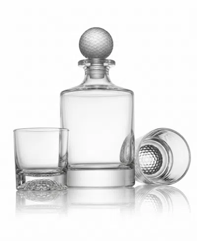 Godinger 3-pc. Golf Decanter Set In Gray