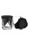 Godinger 4-piece Whiskey Mold Set In Black