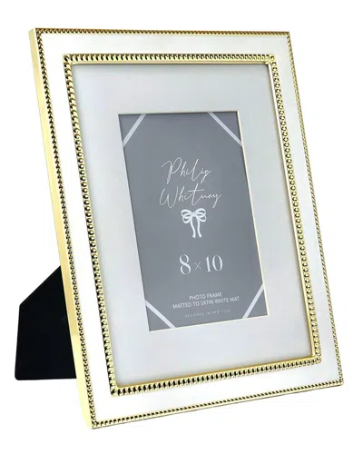 Godinger 8x10 Photo Frame In White