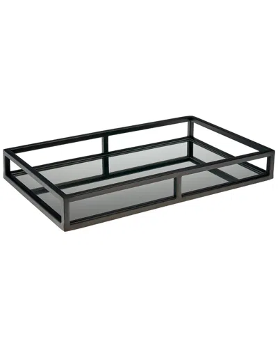 Godinger Aspen Mirrored Serving Tray In Gray