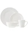 Godinger Avea 16pc Dinnerware Set In White