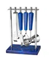 Godinger Azure Bar Tool, Set Of 4 In Blue