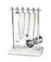 Godinger Azure Bar Tool, Set Of 4 In White