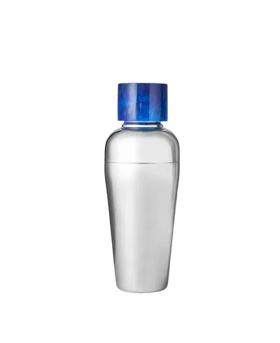 Godinger Azure Resin Cocktail Shaker In Silver