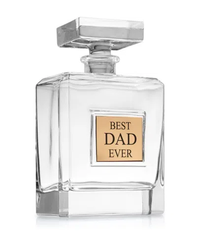 Godinger Best Dad Ever 28 Oz. Decanter In Transparent