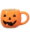 Godinger Boo-tiful Pumpkin Coffee Mug In Orange