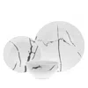 Godinger Boulon 12 Piece Dinnerware Set In Black
