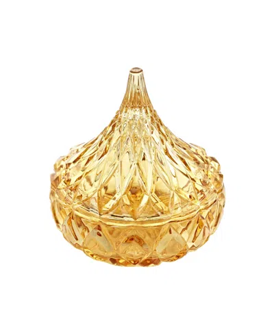 Godinger Candy Dish, Amber Hershey's Kiss