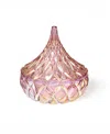 Godinger Candy Dish, Iridescent Hershey's Kiss In Pink