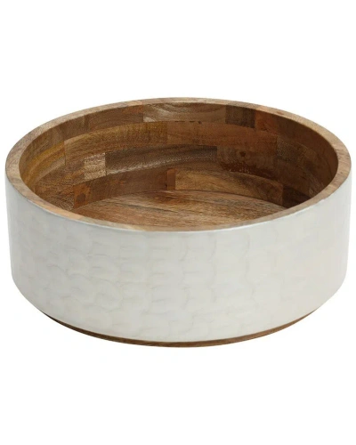 Godinger Capri White Salad Bowl