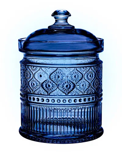 Godinger Claro Blue Small Canister